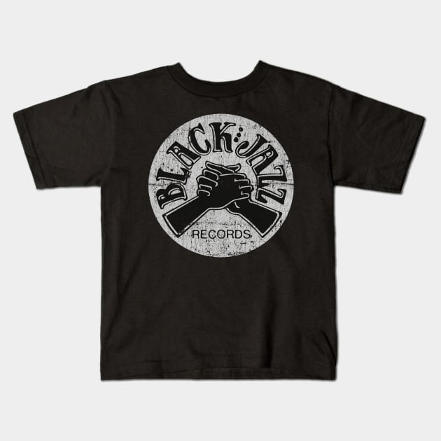 Black Jazz Records Kids T-Shirt by OniSide